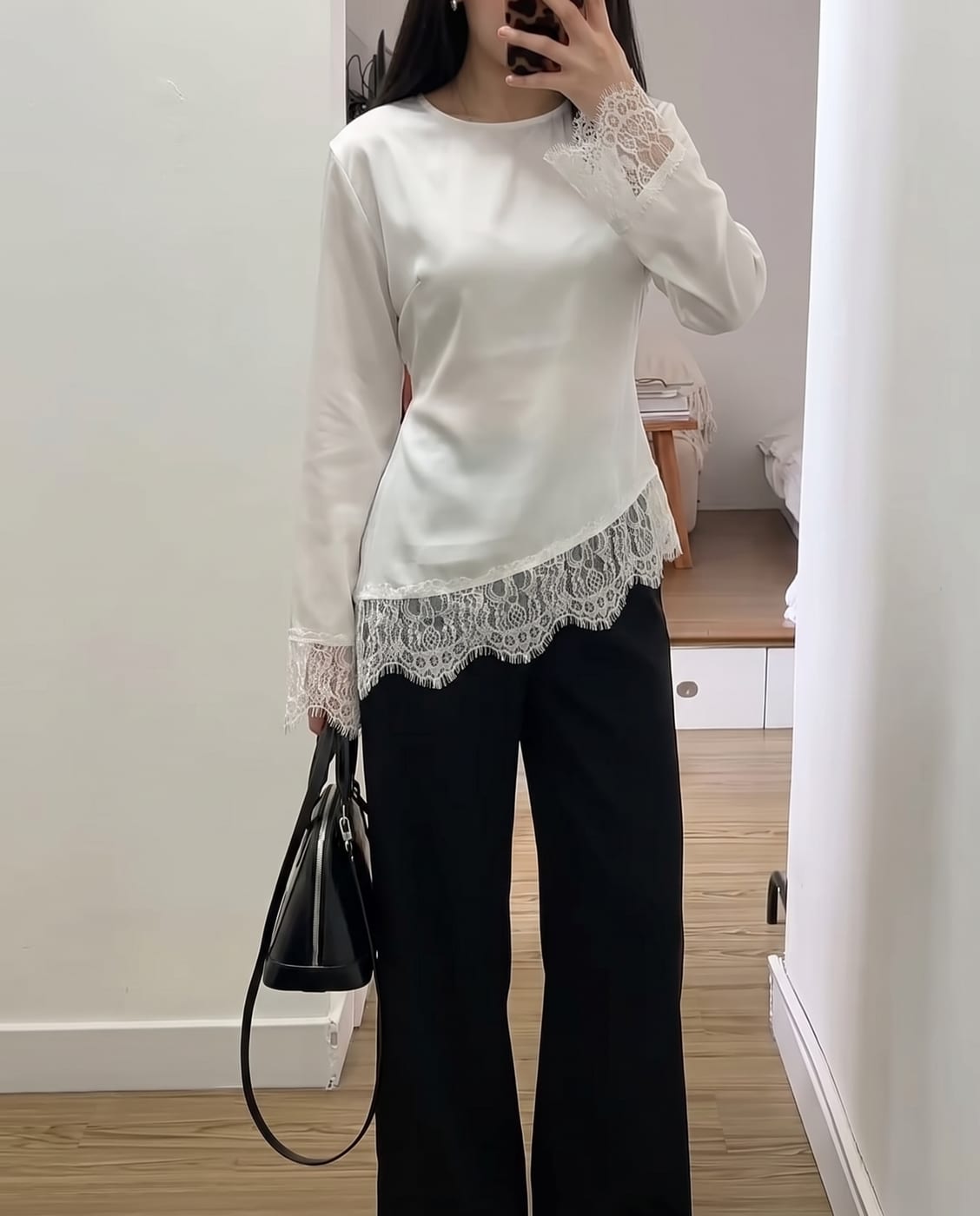 Lace Hem — White 2